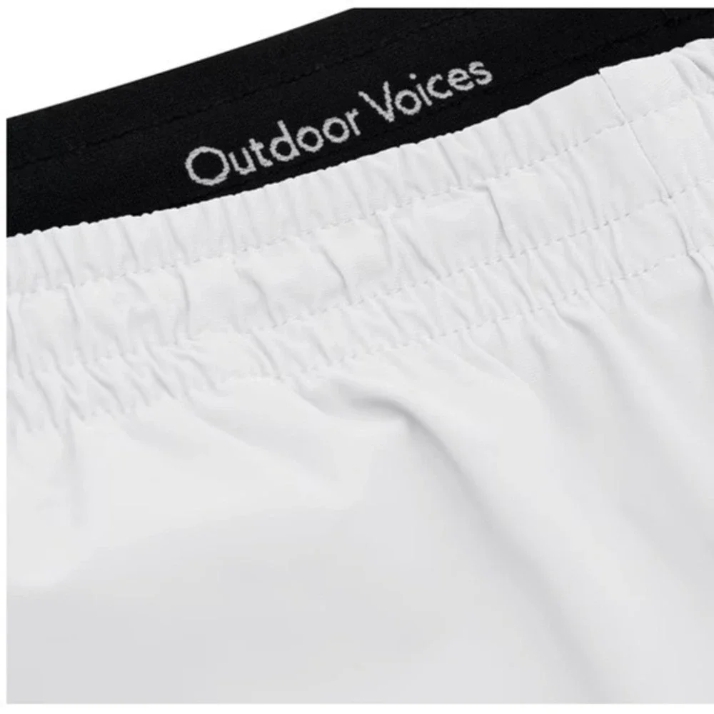 Outdoor Voices Gray HiFlex Men Athletic Moisture Wicking Zip Pockets Shorts M